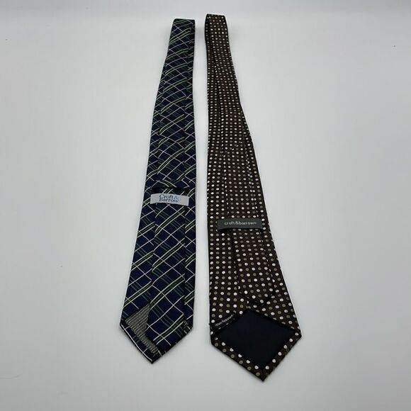 Bundle of two green Croft and barrow ties - Picture 7 of 7